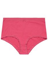 YOURS 5 PACK Plus Size Blue & Pink Floral Full Briefs | Yours Clothing 9