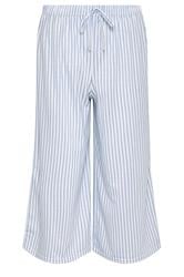 M&Co Petite Blue Stripe Wide Leg Culottes