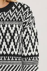 LTS Tall Black & White Fairisle Jumper | Long Tall Sally 4