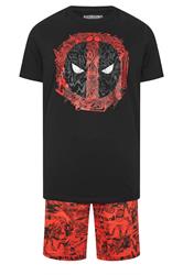 BadRhino Big & Tall Red Deadpool Pyjama Set | BadRhino 5