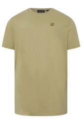 LYLE & SCOTT Big & Tall Sage Green Plain T-Shirt