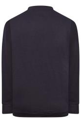D555 Big & Tall Navy Blue Rockford Sweatshirt | BadRhino 4