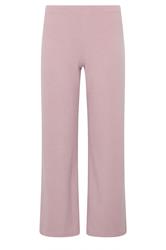 PixieGirl Petite Light Pink Ribbed Wide Leg Trousers