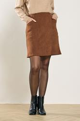 M&Co Tan Brown Cord Mini Skirt | M&Co  1