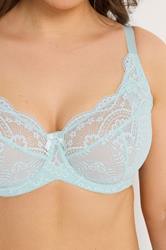 YOURSET 2 PACK Plus Size Mint Green & White Swirl Lace Bras | Yours Clothing 7
