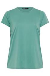 YOURS Curve Light Green Core T-Shirt