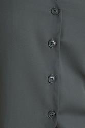 LTS Tall Grey Sleeveless Waistcoat Top | Long Tall Sally 4