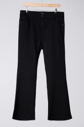 EVANS Curve Fit Black Bootcut Jeans