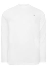 BadRhino Big & Tall White Extra Long Core Long Sleeve T-Shirt