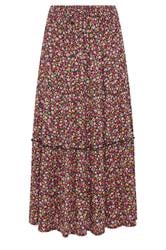 M&Co Petite Pink Ditsy Floral Maxi Skirt | M&Co 5