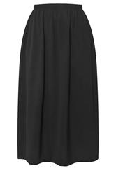 YOURS Curve Black Midi Skirt