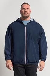 JACK & JONES Big & Tall Navy Blue Lightweight Jacket | BadRhino 3