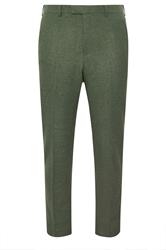 BadRhino Tailoring Big & Tall Green Tweed Suit Trousers