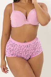YOURSET 5 PACK Plus Size Pink & Navy Blue Floral Full Briefs | Yours Clothing 2