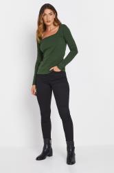 LTS Tall 2 PACK Green & Brown Square Neck Tops | Long Tall Sally 4