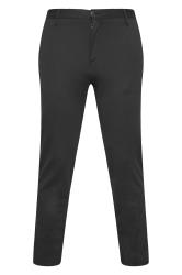 BadRhino Big & Tall Black Stretch Trousers