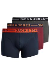 JACK & JONES Red 3 Pack Trunks