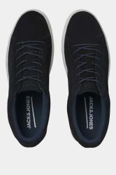 JACK & JONES Big & Tall Black Suede Trainers | BadRhino 4