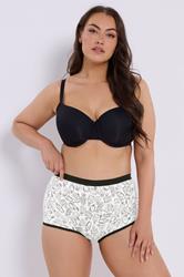 YOURSET 5 PACK Curve Black Perfume Bottle Print Shorts | Yours Clothing 4