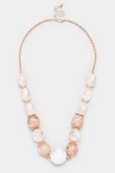 Gold Tone Beaded Statement Necklace | Yours Clothing 3