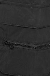BadRhino Big & Tall Black Crinkle Nylon Cargo Shorts | BadRhino 2