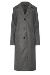 LTS Tall Charcoal Grey Formal Midi City Coat