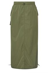 LIMITED COLLECTION Plus Size Khaki Green Cargo Maxi Skirt | Yours Clothing 5