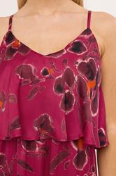 STAR Red Floral Satin Maxi Dress | StarByJM 4
