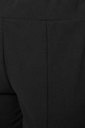 Plus Size Black Tapered Trousers | Yours Clothing 5