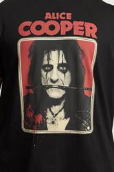 BadRhino Big & Tall Black Extra Long Alice Cooper Graphic T-Shirt | BadRhino 4
