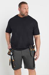 BadRhino Big & Tall Black Workwear Cargo Shorts | BadRhino 1