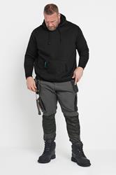 BadRhino Big & Tall Black WorkWear Hoodie | BadRhino 2