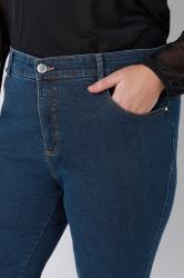 EVANS Plus Size Curve Fit Indigo Bootcut Jeans | Evans 5