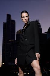 STAR Black Tuxedo Button Detail Dress | StarByJM 8