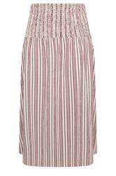 LIMITED COLLECTION Plus Size Red & White Stripe Maxi Skirt | Yours Clothing 5