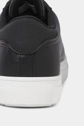 JACK & JONES Big & Tall Dark Grey PU Lace Up Trainers | BadRhino 4