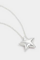 Silver Tone Star Necklace | Yours Clothing 2