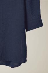 EVANS Plus Size Navy Blue Utility Pocket Shirt | Evans 8