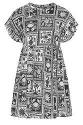 YOURS Curve Black Mixed Shell Tunic Dress