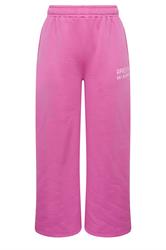 LIMITED COLLECTION Plus Size Pink 'Après 98' Wide Leg Joggers | Yours Clothing 5