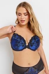 YOURS Plus Size Navy Blue Lace Padded Bra | Yours Clothing  3