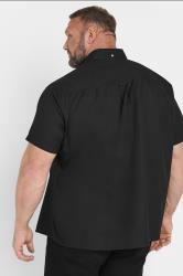 BadRhino Big & Tall 2 PACK Black Short Sleeve Poplin Shirts | BadRhino 4