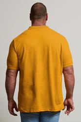 BadRhino Big & Tall Mustard Yellow Polo Shirt | BadRhino 2
