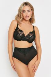 YOURSET 2 PACK Plus Size Pink & Black Briefs | Yours Clothing 6