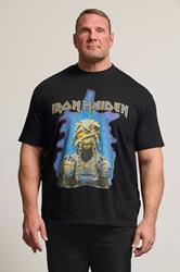 BadRhino Big & Tall Black & Blue Iron Maiden Graphic T-Shirt | BadRhino 3