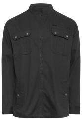 BadRhino Big & Tall Black Zip Through Jacket | BadRhino 1