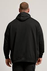 BadRhino Big & Tall Black Camo Print Utility Hoodie | BadRhino 2