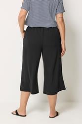 YOURS Plus Size Black Culottes | Yours Clothing 2