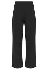 STAR Black Seam Detail Wide Leg Trousers