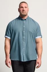 BadRhino Big & Tall Light Blue Slub Shirt | BadRhino 1